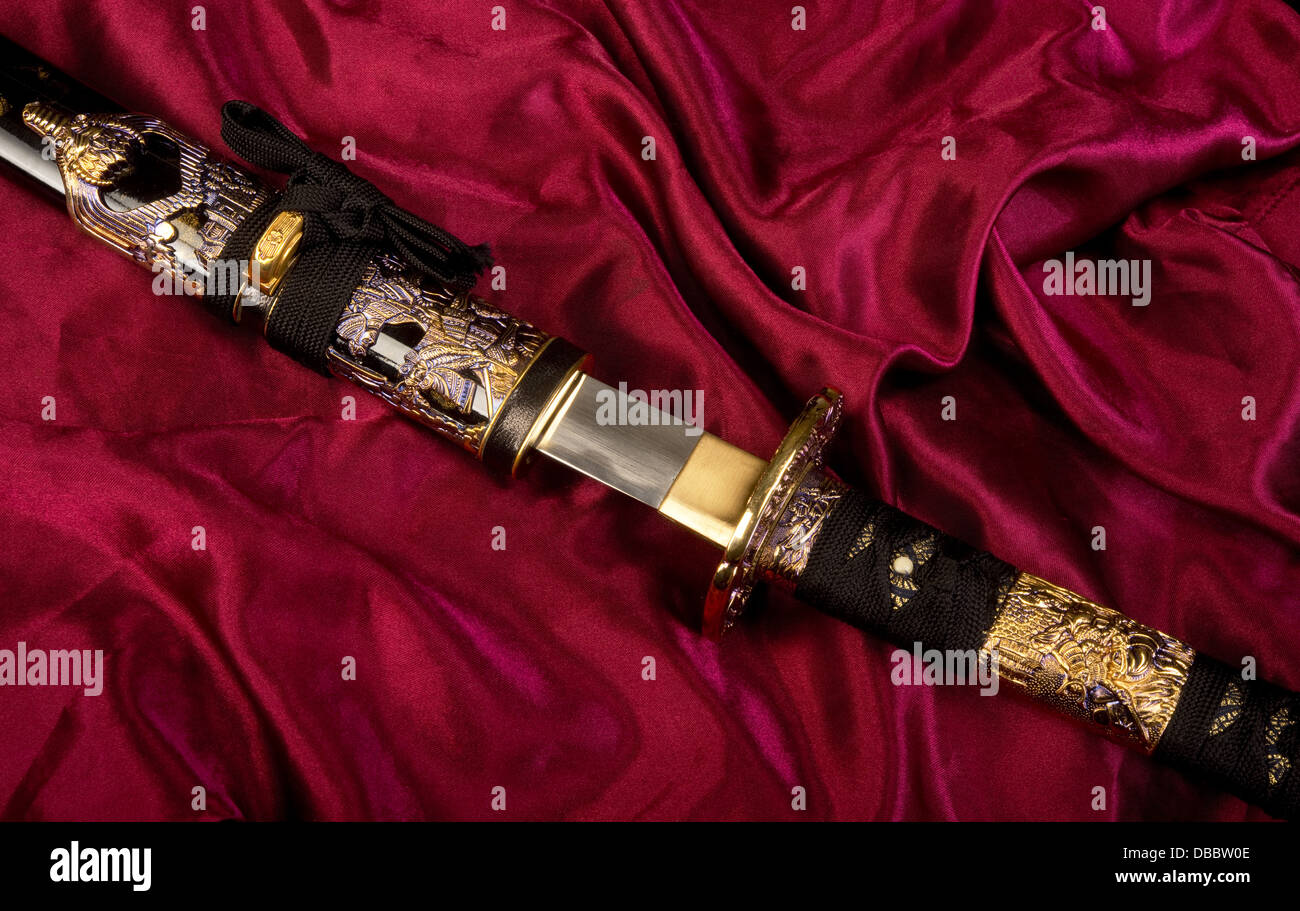 Antique japanese samurai sword hi-res stock photography and images - Alamy