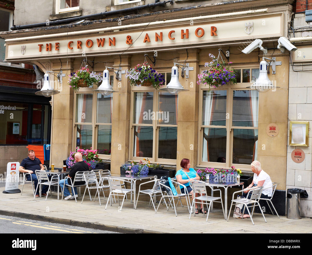 The Crown & Anchor pub in Manchester UK Stock Photo Alamy