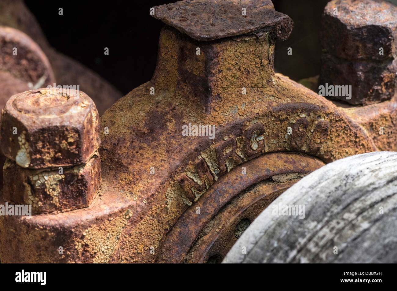 forgotten machine Stock Photo