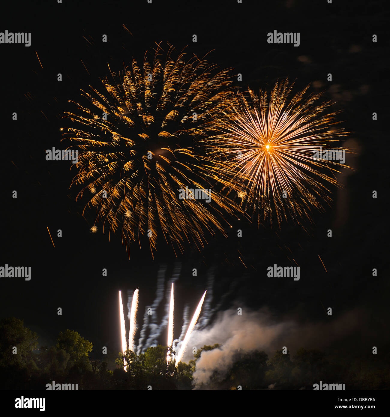 the colors of the fireworks Stock Photo - Alamy