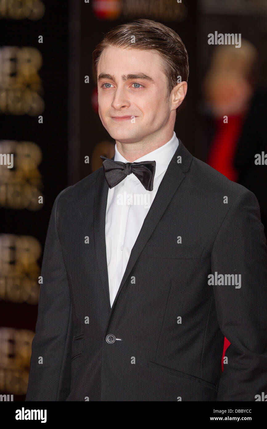 Daniel Radcliffe Attends Olivier Awards 2013 In London on the 28th