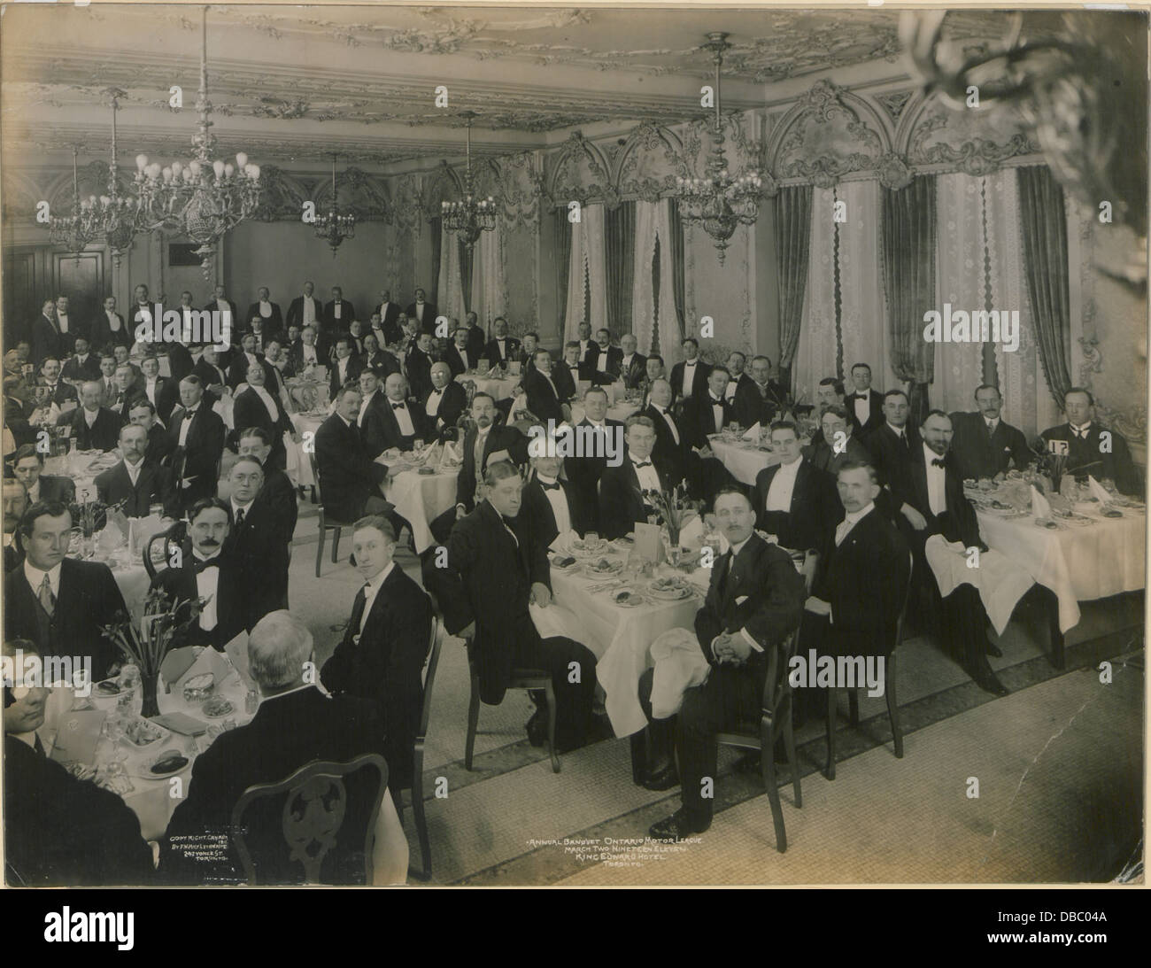 Annual banquet ontario motor league hires stock photography and images