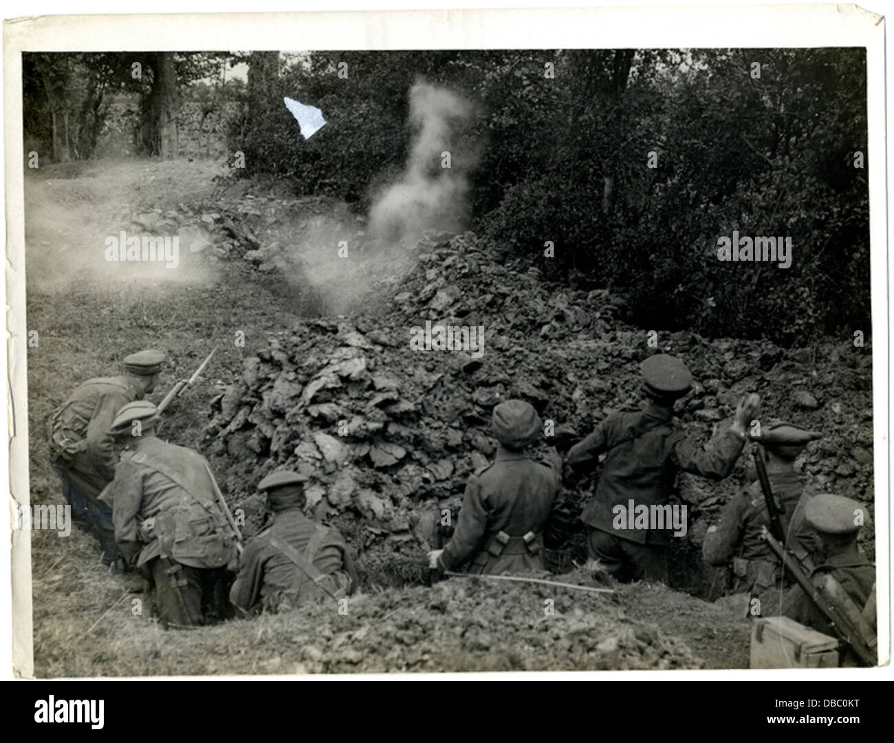 A British infantry bombing party (Photo 24-267 Stock Photo - Alamy