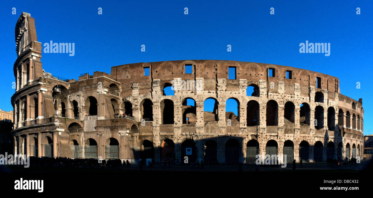 ROME - Circa 2012. The colloseum, the most iconic building of Rome on December, 2012 in Rome, Italy . Stock Photo