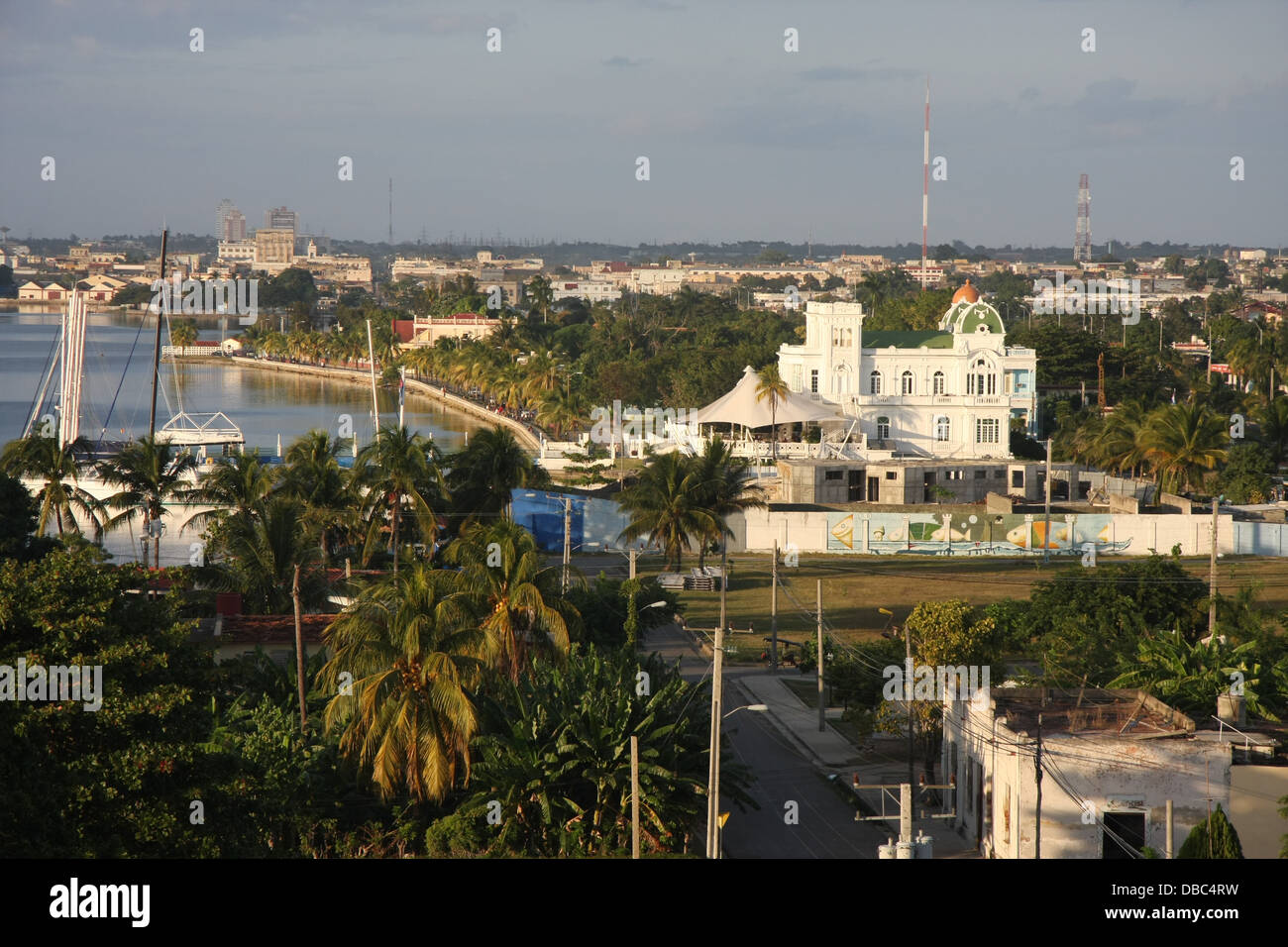 View of the coast at Cienfuegos, Cuba Stock Photo