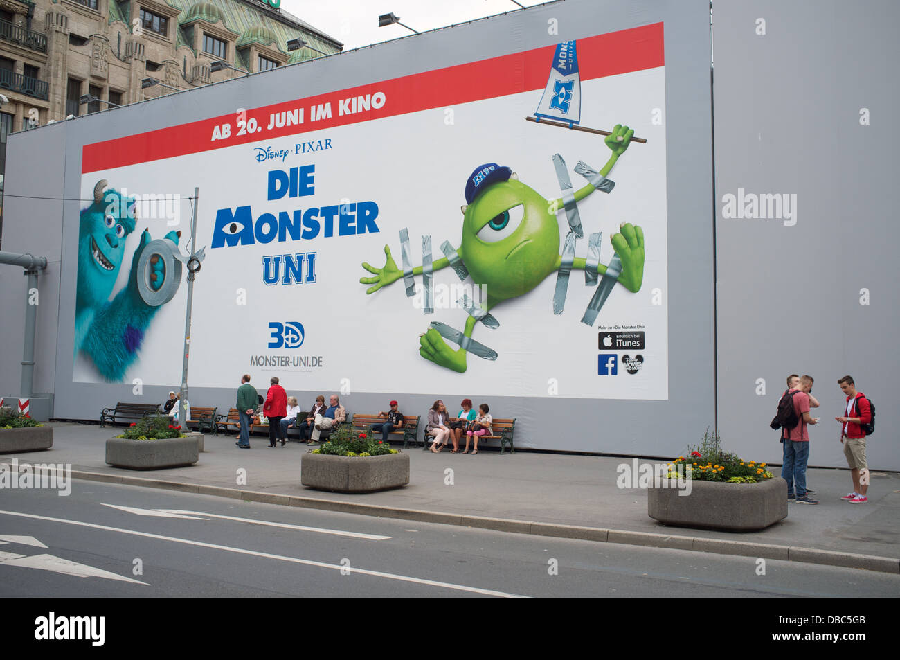 avert Disney Pixar Die Monster avert Dusseldorf Germany Stock Photo - Alamy