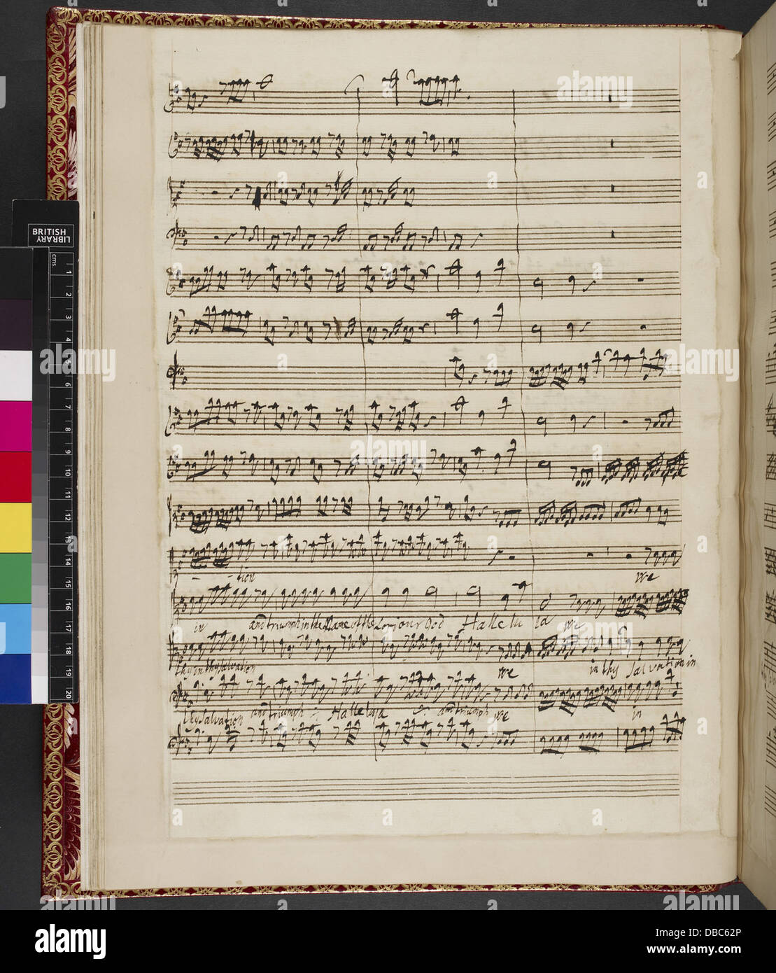 中世ヨーロッパの彩飾楽譜 Illuminated Manuscript Ye Booke of Howrs
