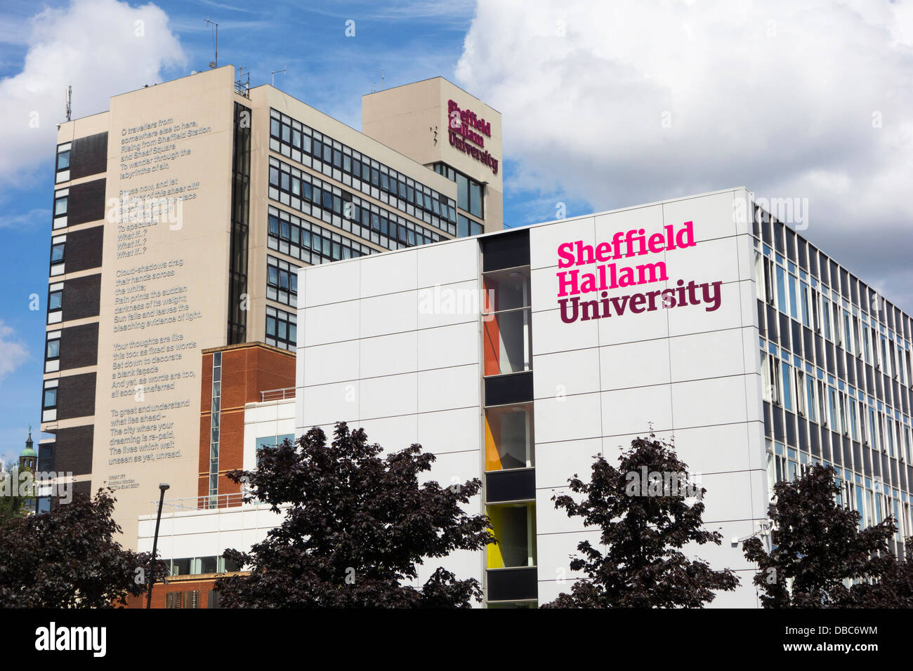 Sheffield Hallam University, Sheffeild, England, U.K Stock Photo Alamy
