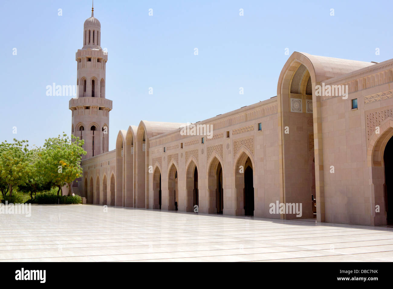 Oman, Muscat Grand Mosque Stock Photo