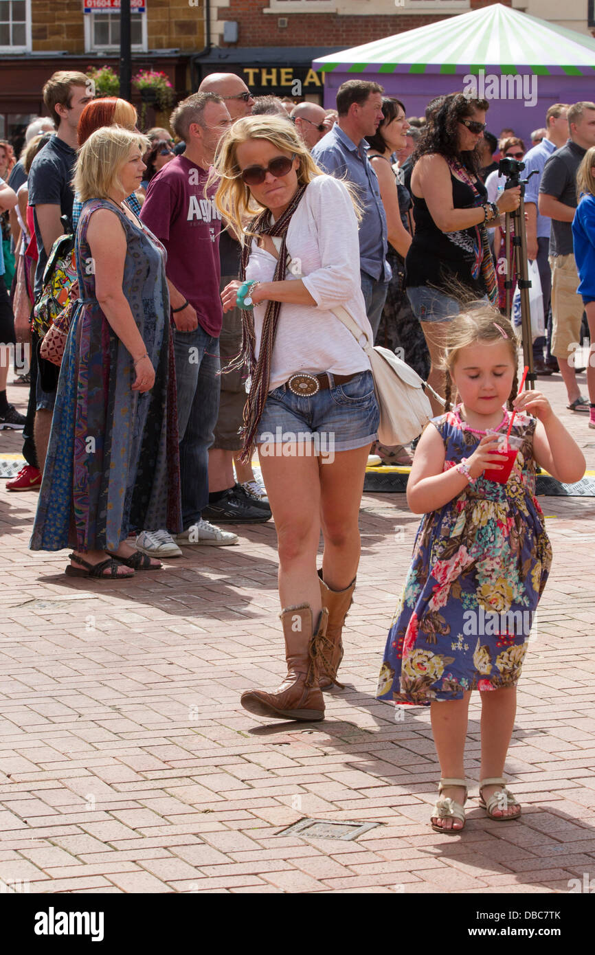 Northampton, UK. 28th July, 2013. Northampton's 7th Music Festival