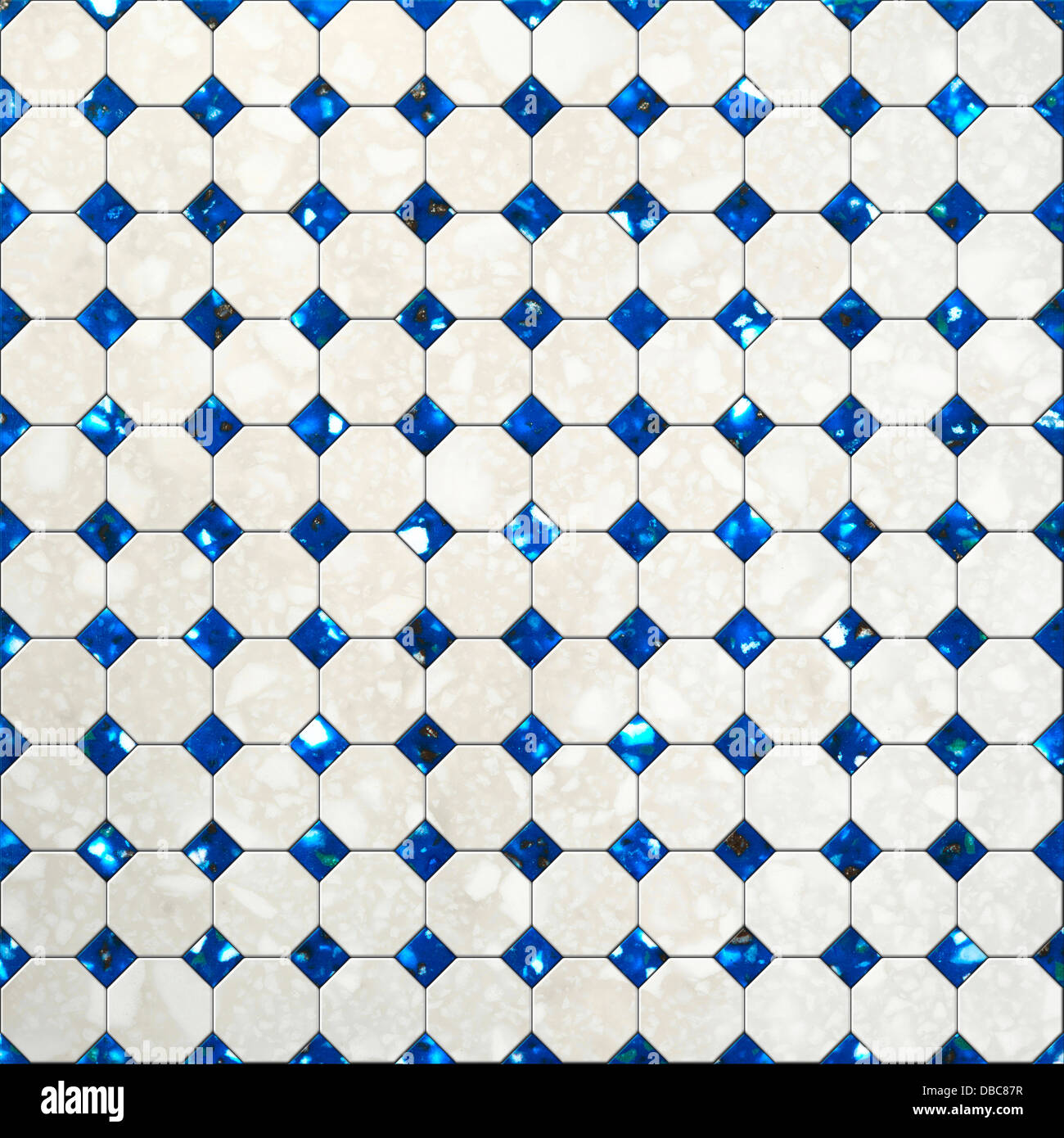 Tile mosaic background Stock Photo