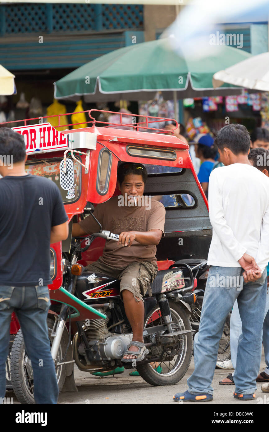 Tricycle in Tagbilaran on Bohol Island, Philippines Stock Photo Alamy
