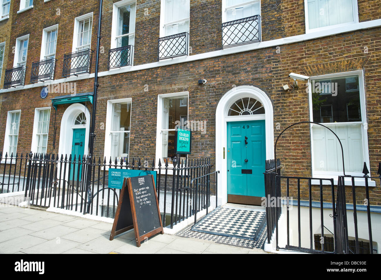 Charles Dickens Museum Doughty Street London UK Stock Photo