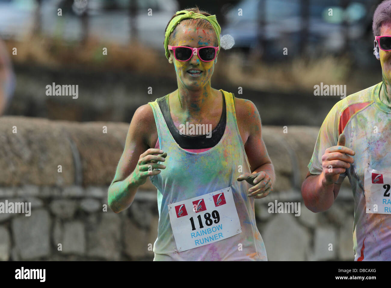 Image from the Rainbow Run in Dun Laoghaire in the south of Dublin. The