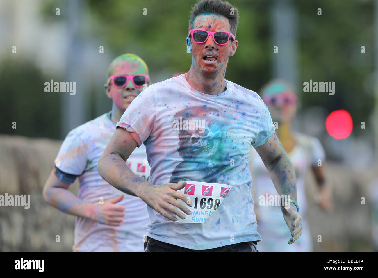 Image from the Rainbow Run in Dun Laoghaire in the south of Dublin. The