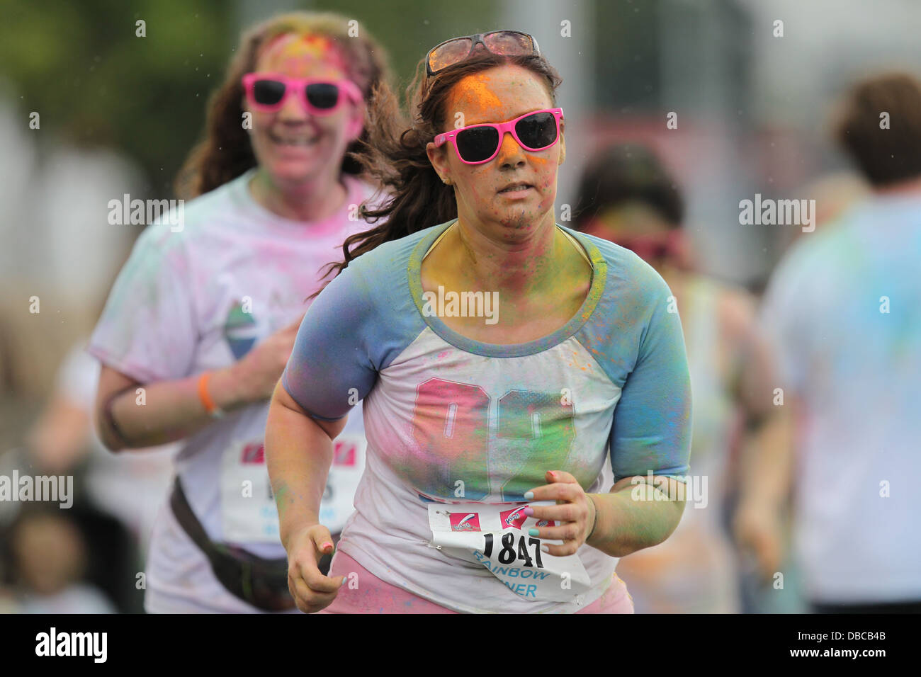 Image from the Rainbow Run in Dun Laoghaire in the south of Dublin. The