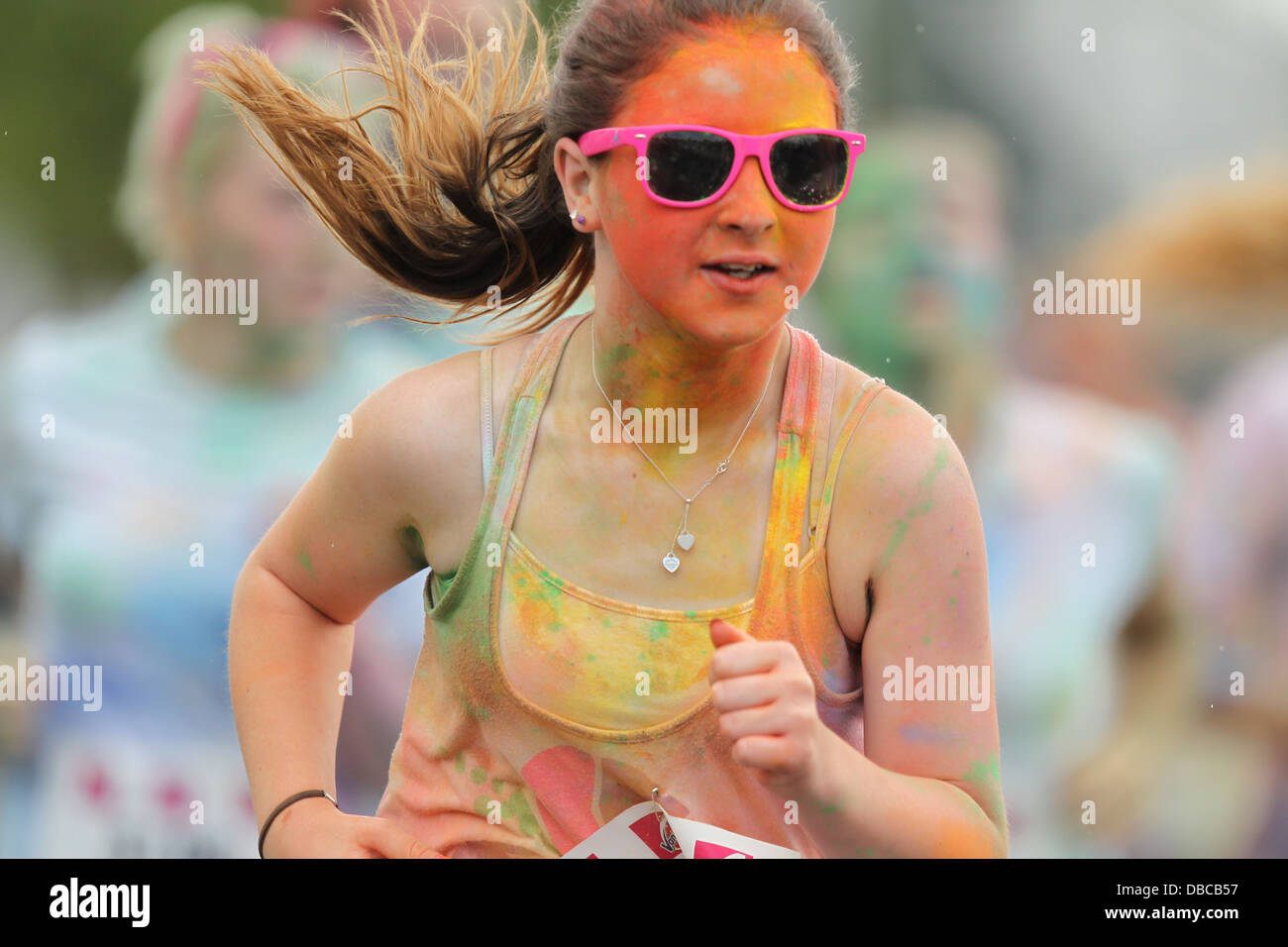 Image from the Rainbow Run in Dun Laoghaire in the south of Dublin. The