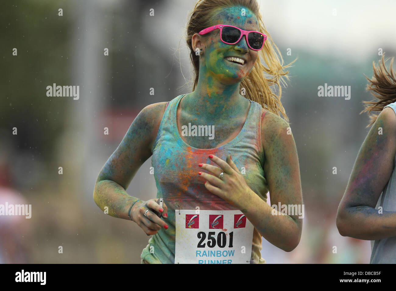 Image from the Rainbow Run in Dun Laoghaire in the south of Dublin. The
