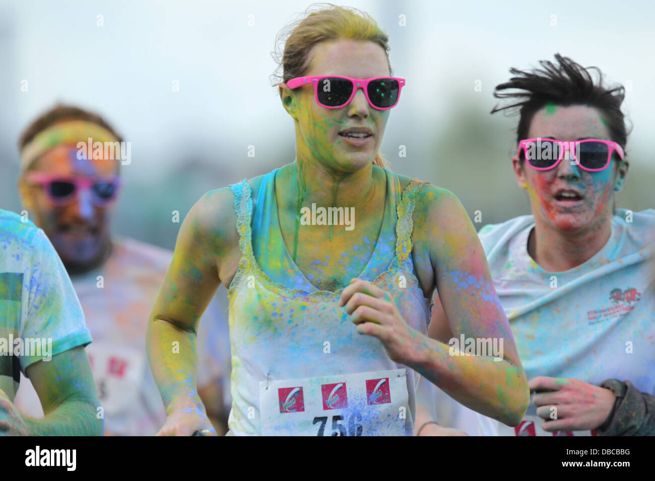 Image from the Rainbow Run in Dun Laoghaire in the south of Dublin. The