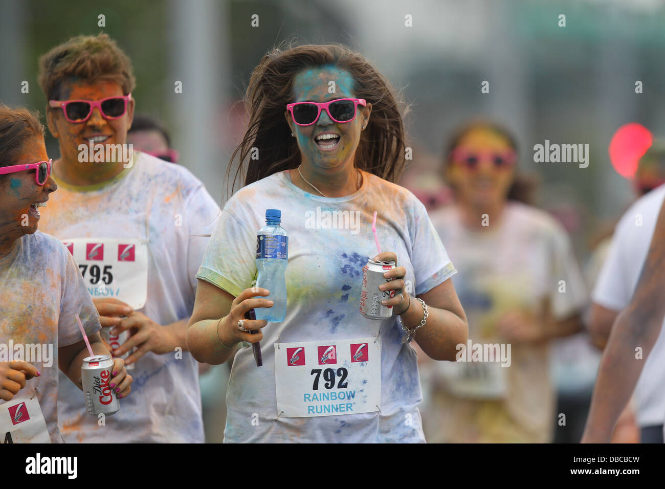 Image from the Rainbow Run in Dun Laoghaire in the south of Dublin. The
