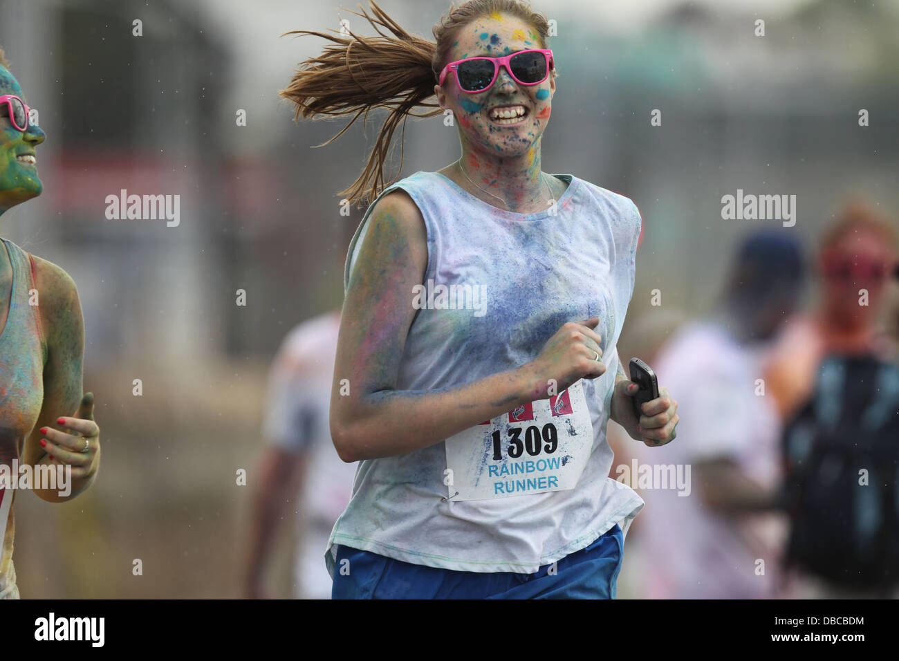Image from the Rainbow Run in Dun Laoghaire in the south of Dublin. The
