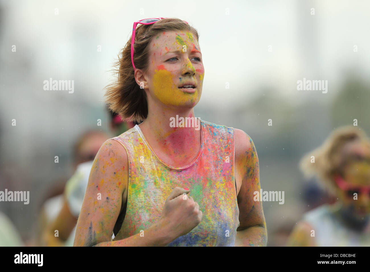 Image from the Rainbow Run in Dun Laoghaire in the south of Dublin. The