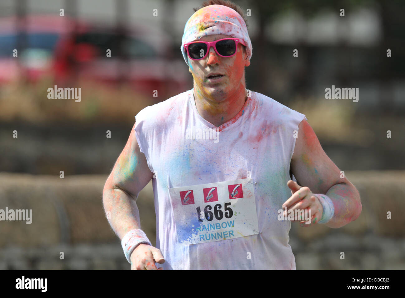Image from the Rainbow Run in Dun Laoghaire in the south of Dublin. The