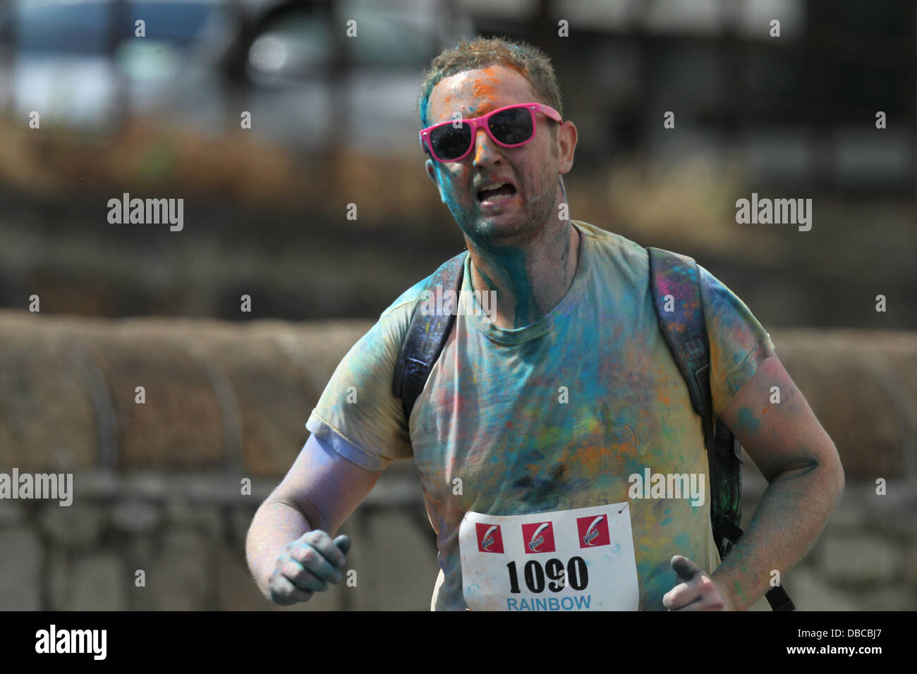 Image from the Rainbow Run in Dun Laoghaire in the south of Dublin. The