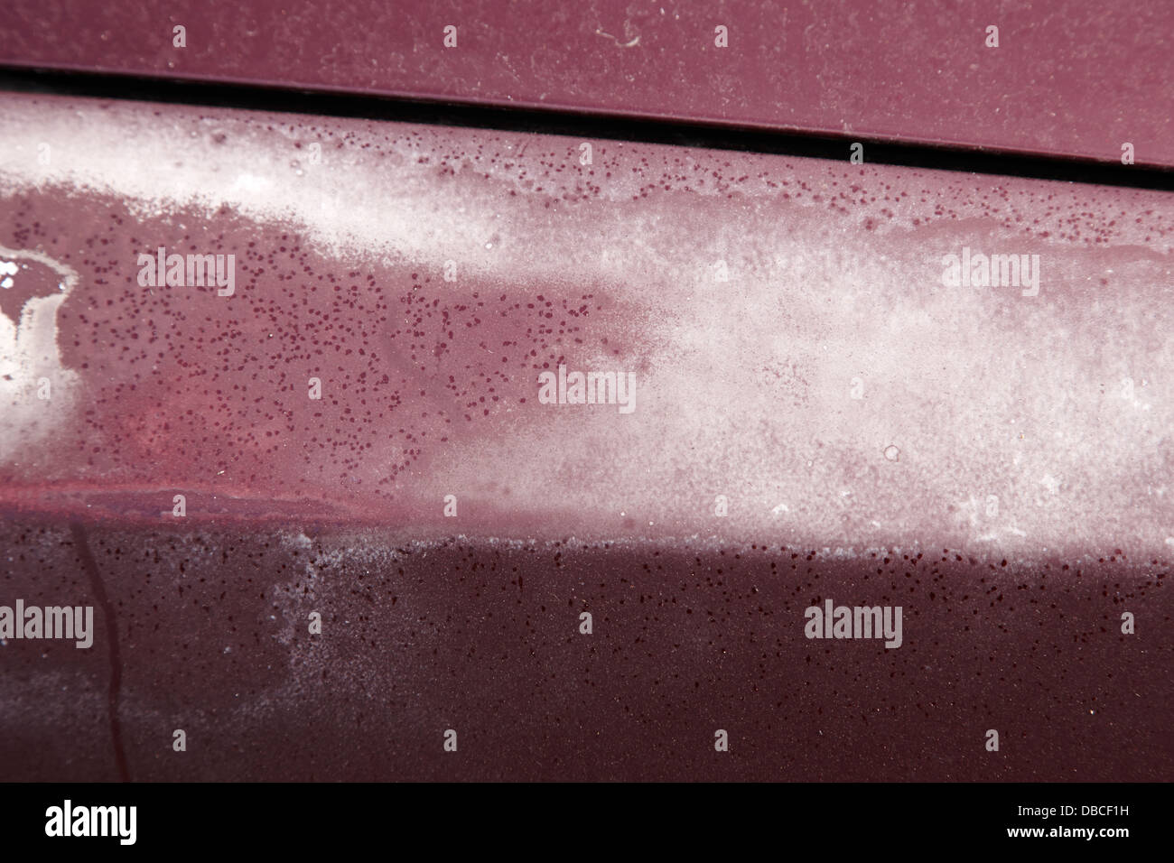 sun damaged car paintwork Stock Photo Alamy