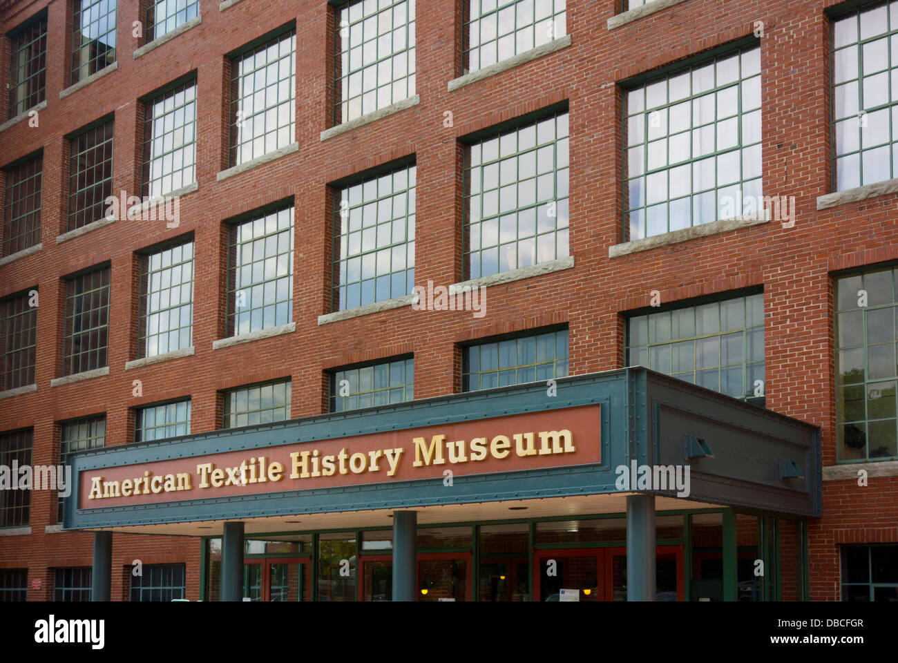 American Textile History Museum in Lowell MA Stock Photo Alamy