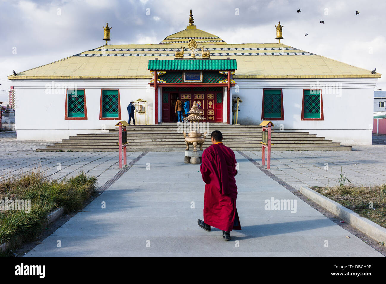 Gandan Monastery District, Ulaanbaatar Stock Photo