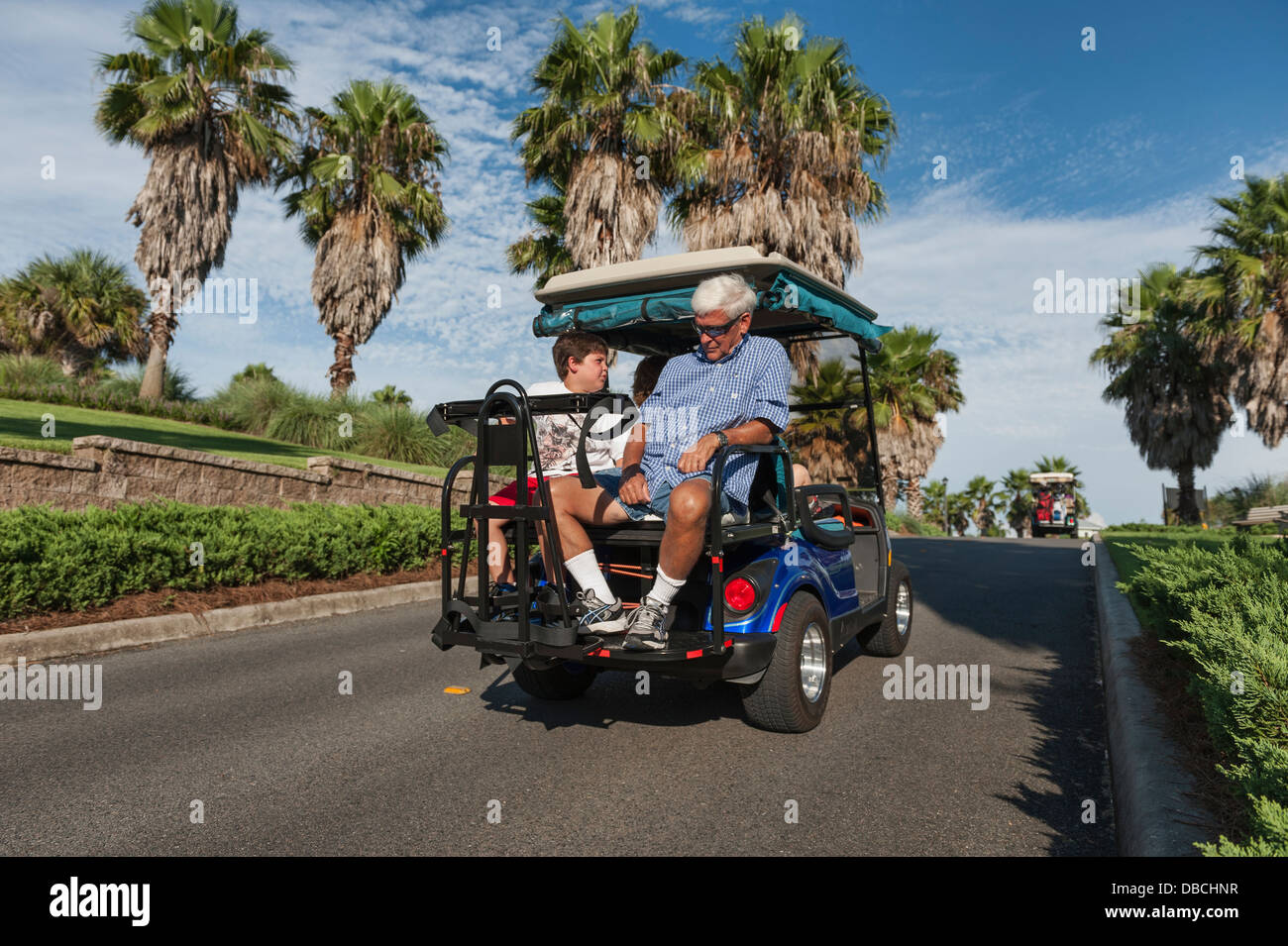 A family making it 39 s way through - A Family Making Its Way Through One Of The Many Golf Cart Paths In DBCHNR 