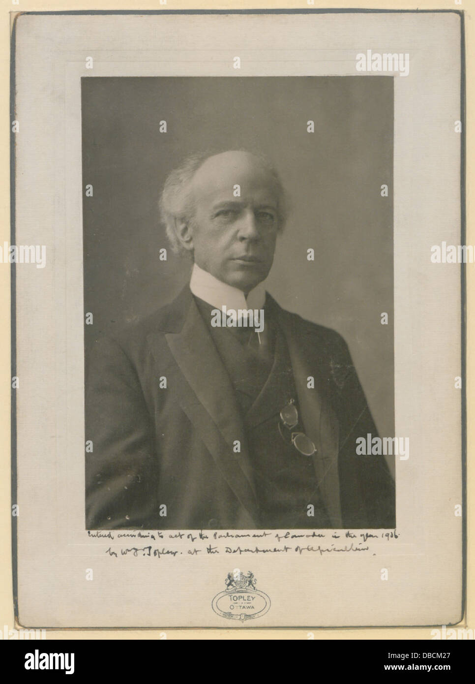 The Honourable Sir Wilfrid Laurier Photo F (HS85-10-16876) Stock Photo