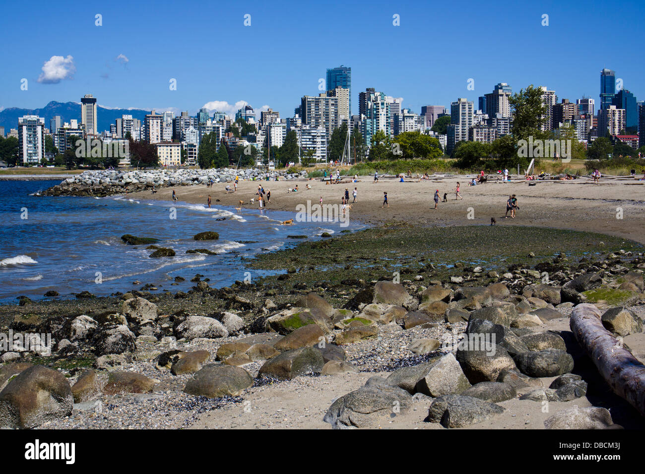 Kitsilano Beach. Vancouver, British Columbia, Canada Stock Photo Alamy