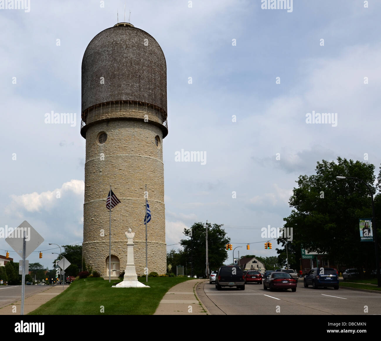 YPSILANTI, MI JULY 3 The Ypsilanti water tower, shown here on July 3