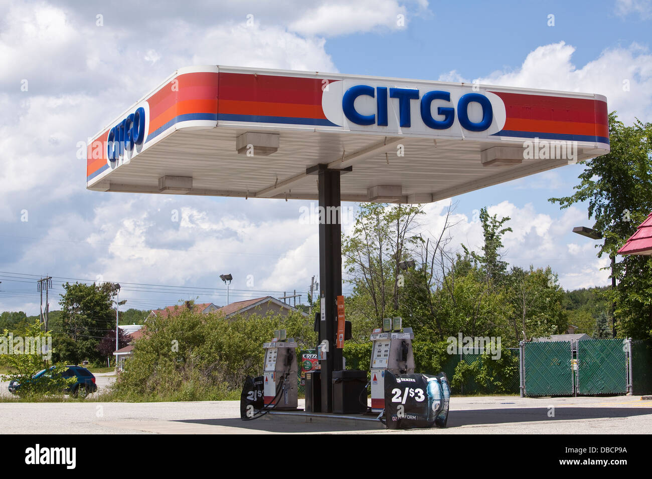 A CITGO gas station is pictured in in South Casco, Maine Stock Photo