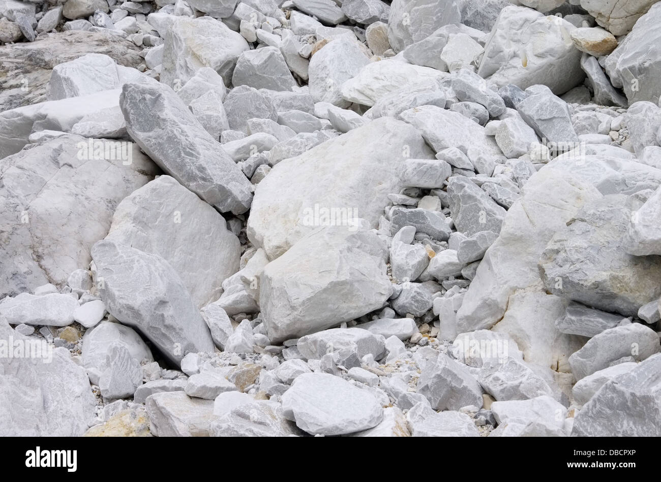 Carrara Marmor Steinbruch - Carrara marble stone pit 28 Stock Photo