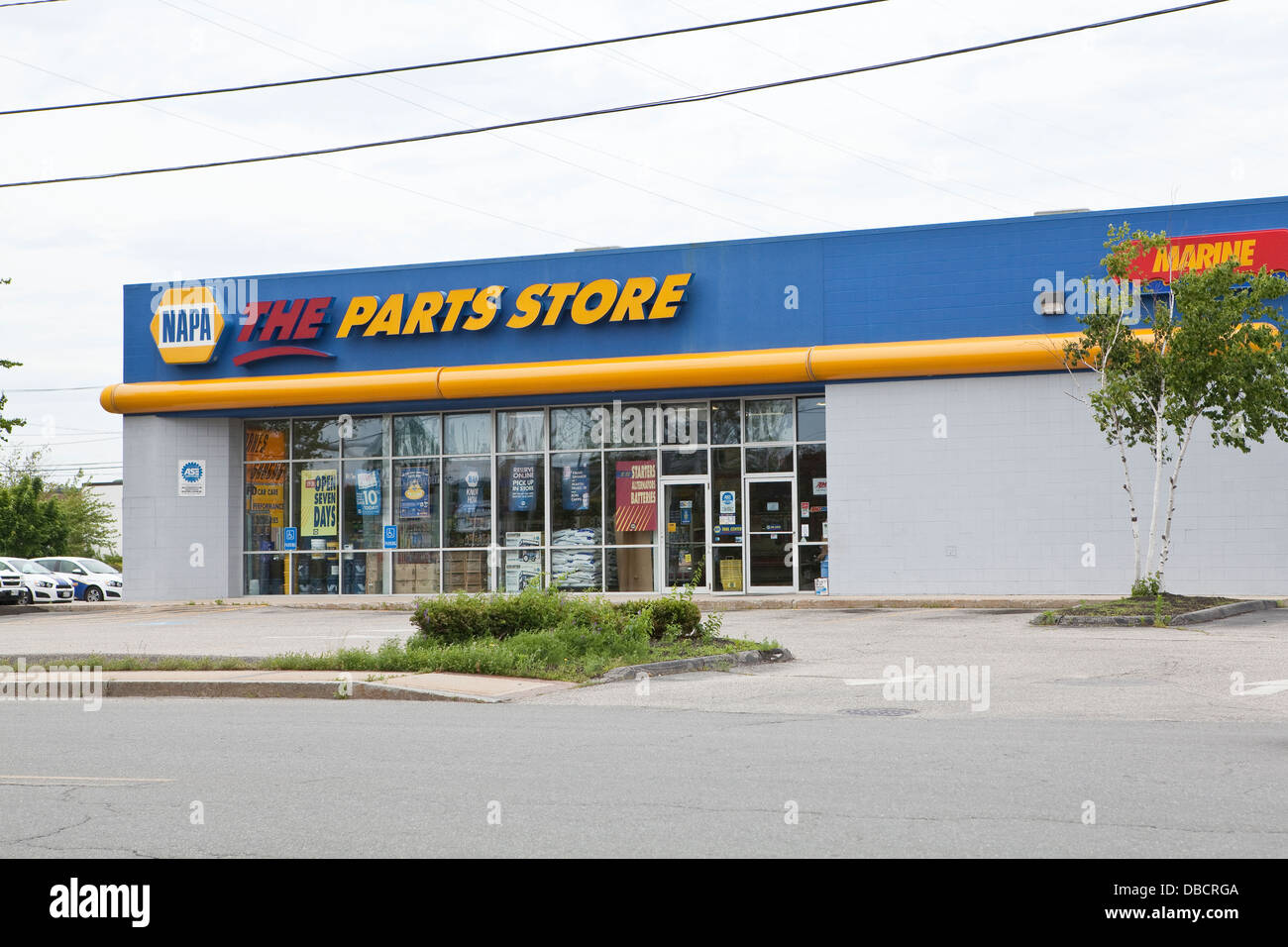 A NAPA The Parts Store is pictured in South Portland, Maine Stock Photo