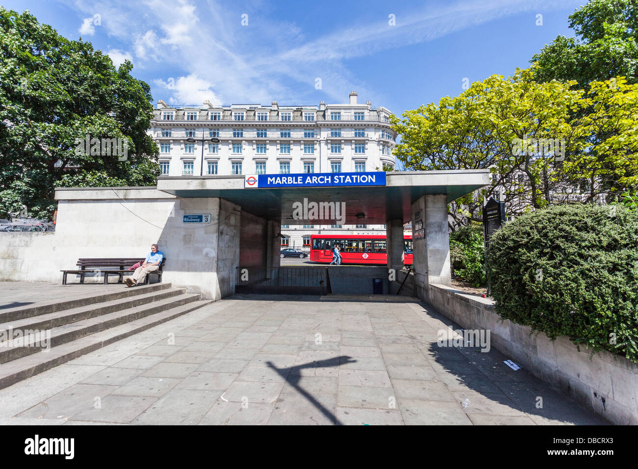 Marble Arch Underground Station, London, England, UK Stock Photo Alamy