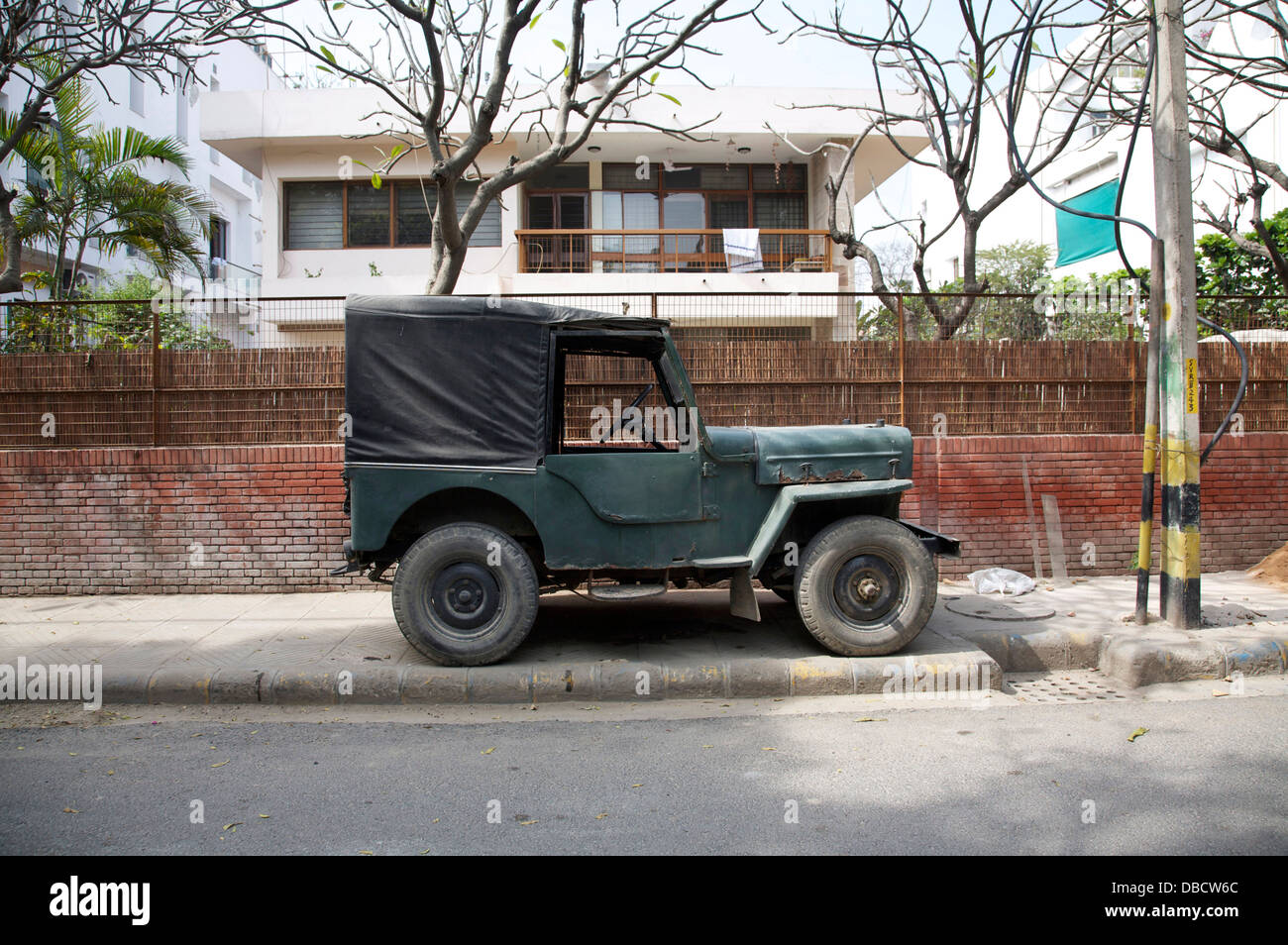 Jeep in India Stock Photo