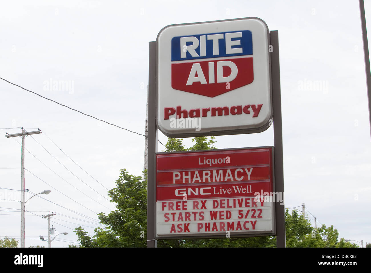 A Rite Aid pharmacy is pictured in Maine Stock Photo Alamy