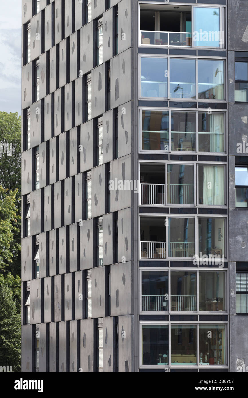 Chasse Park Housing, Breda, Netherlands. Architect OMA, 2001. Detail