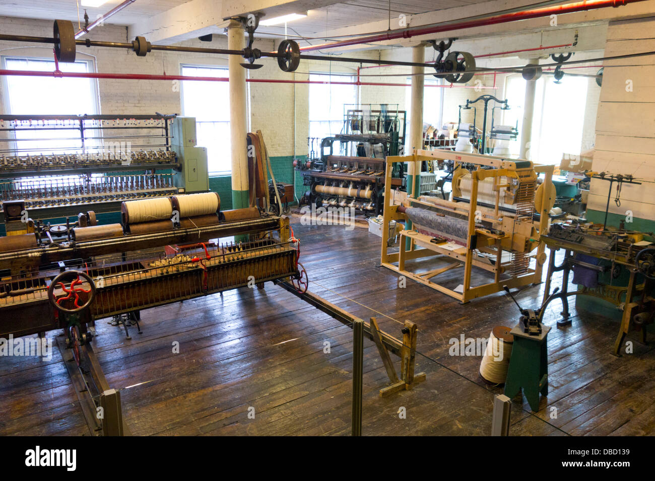 American Textile History Museum in Lowell MA Stock Photo Alamy