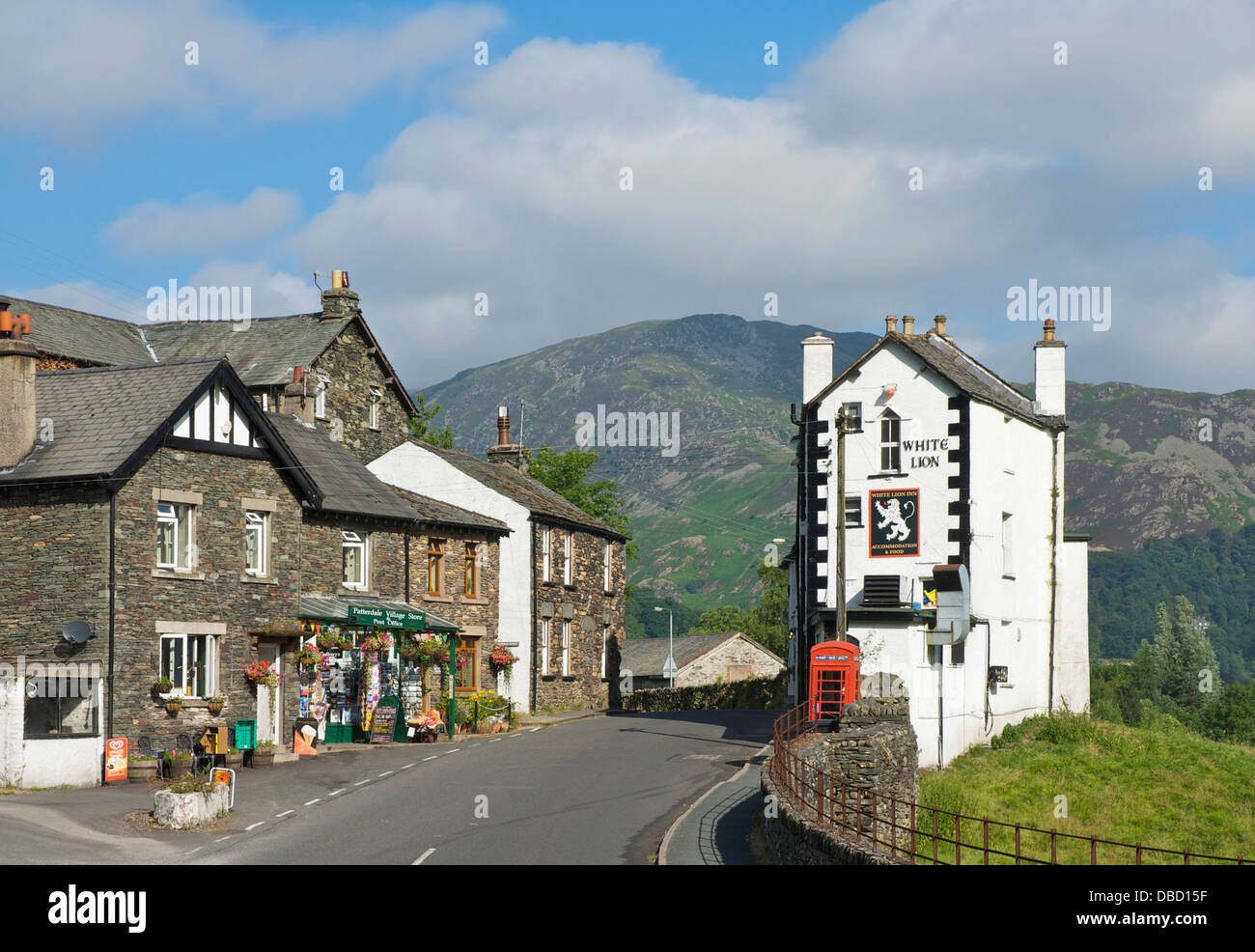 The village of Patterdale, Lake District National Park, Cumbria, England UK Stock Photo
