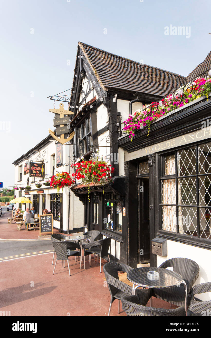 The Anchor Inn one of Upton upon Severn's many timberframed buildings