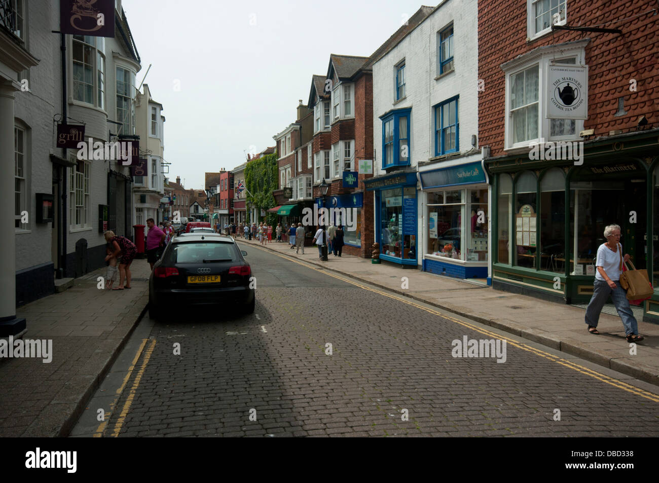 Rye east Sussex coastal cinque port ancient medieval town. Stock Photo