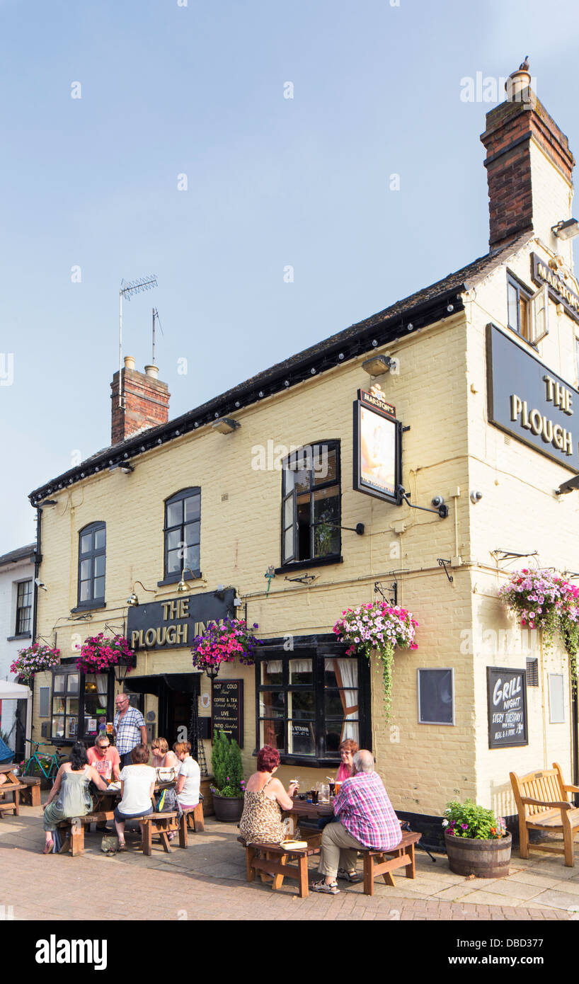The Plough Inn Upton upon Severn, Worcestershire, England, UK Stock