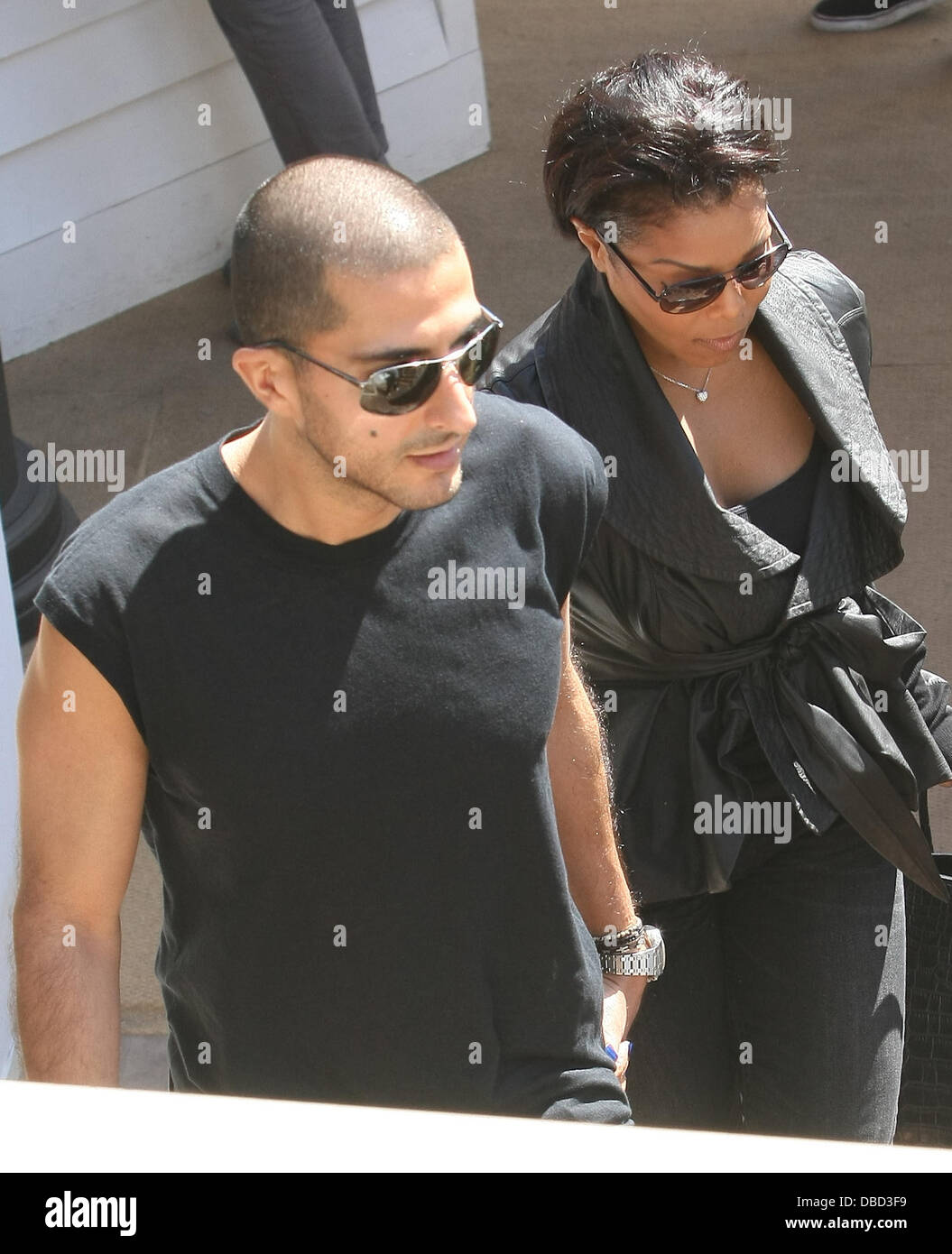 Janet Jackson and boyfriend Wissam Al Mana out and about during the ...