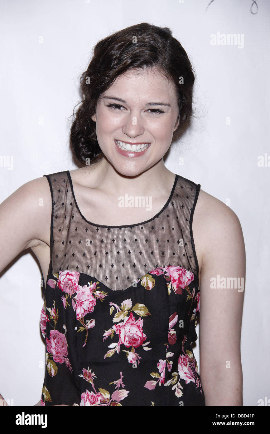 Alexandra Socha ( Lea Michelle's understudy from Spring Awakening) The 77th Annual Drama League Awards Ceremony and Luncheon held at the Marriott Marquis Hotel - Arrivals New York City, USA - 20.05.11 Stock Photo