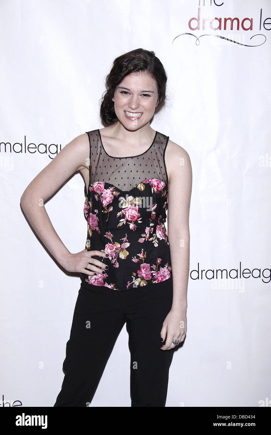Alexandra Socha ( Lea Michelle's understudy from Spring Awakening) The 77th Annual Drama League Awards Ceremony and Luncheon held at the Marriott Marquis Hotel - Arrivals New York City, USA - 20.05.11 Stock Photo